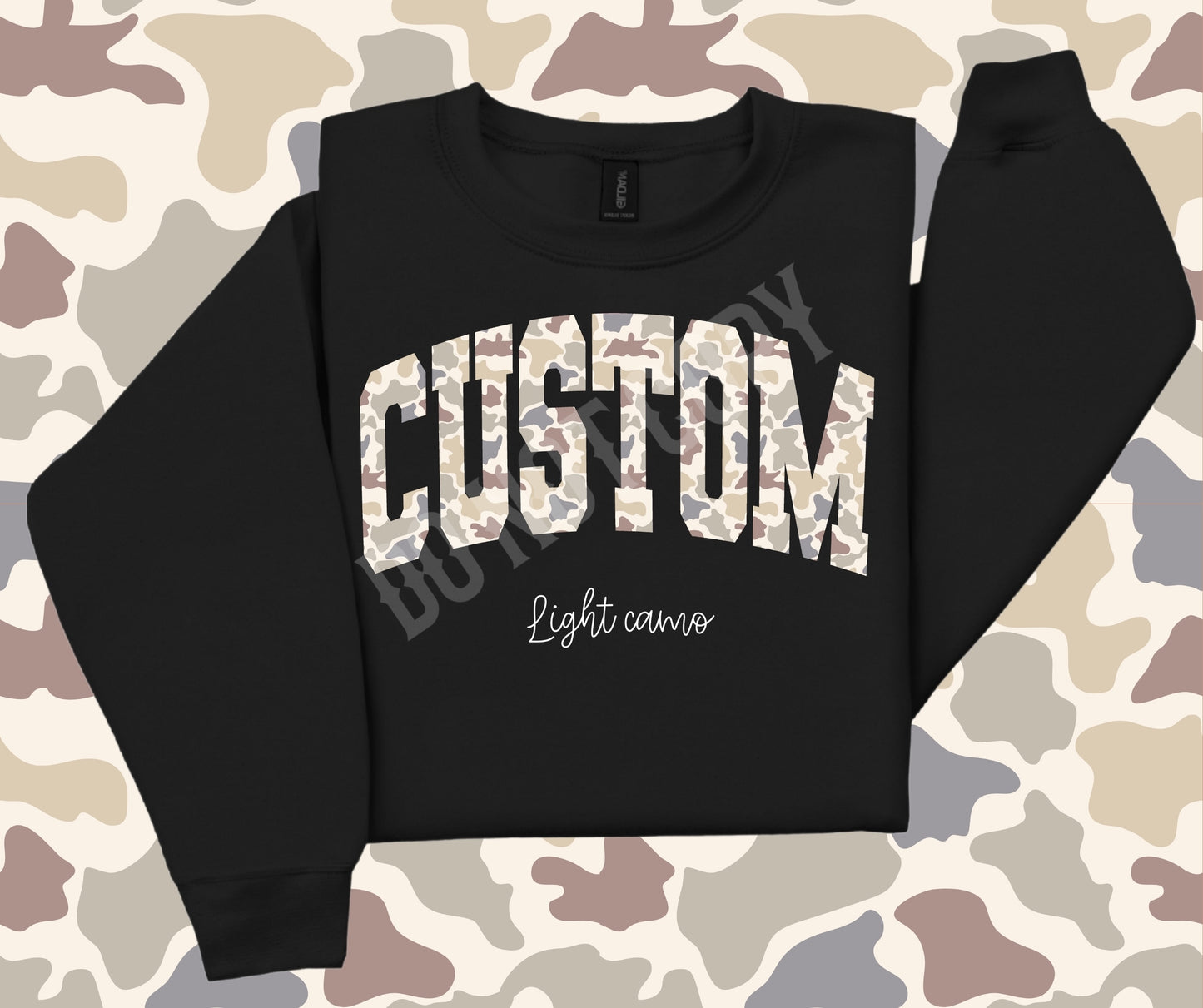 Custom light  camo varsity