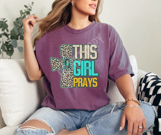 This girl prays