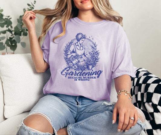 Gardening blue