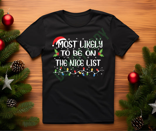 Most likely to be on the nice list