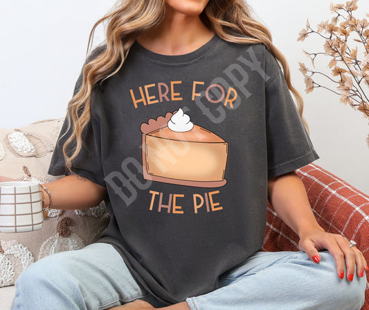 Here for the pie