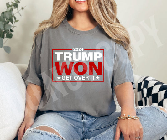Trump red white