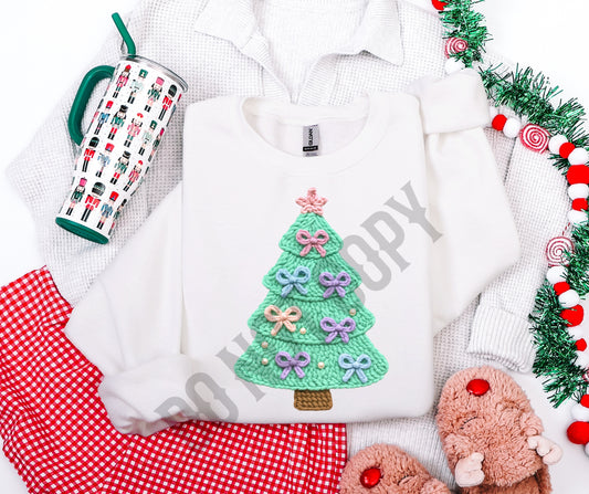 Faux knit tree