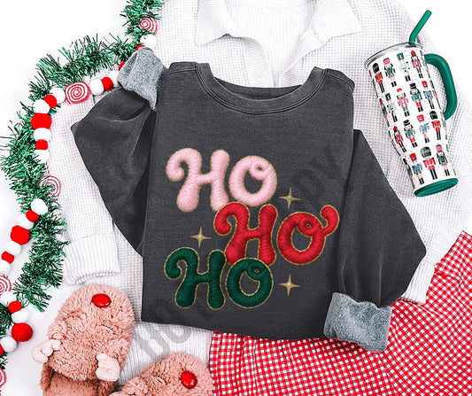 Faux knit ho ho ho
