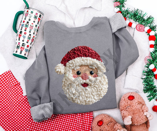 Santa faux knit