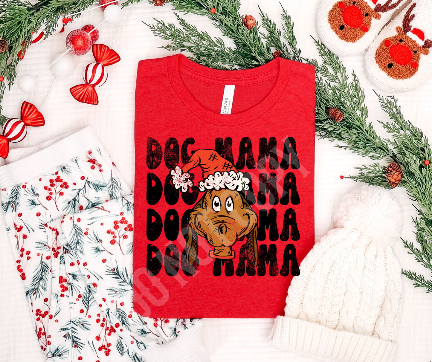Green man dog mama