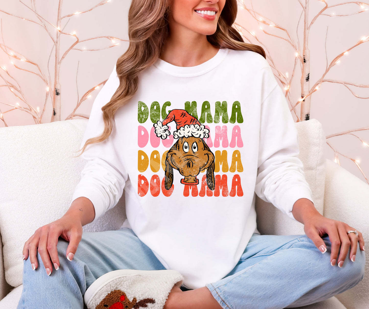 Dog mama green man