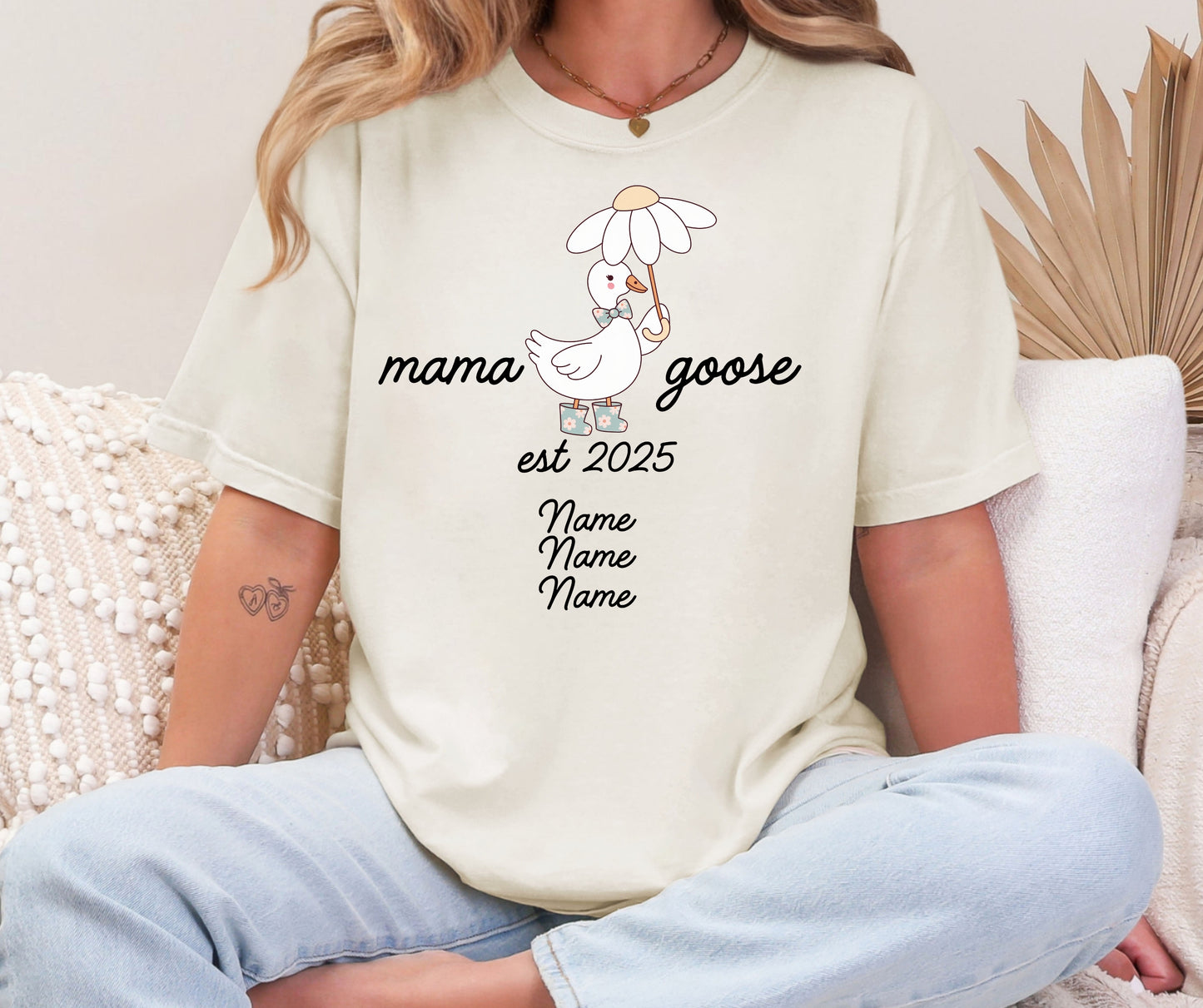 Custom Mother’s Day goose Daisy umbrella