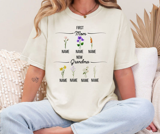 First mom now grandma custom Mother’s Day