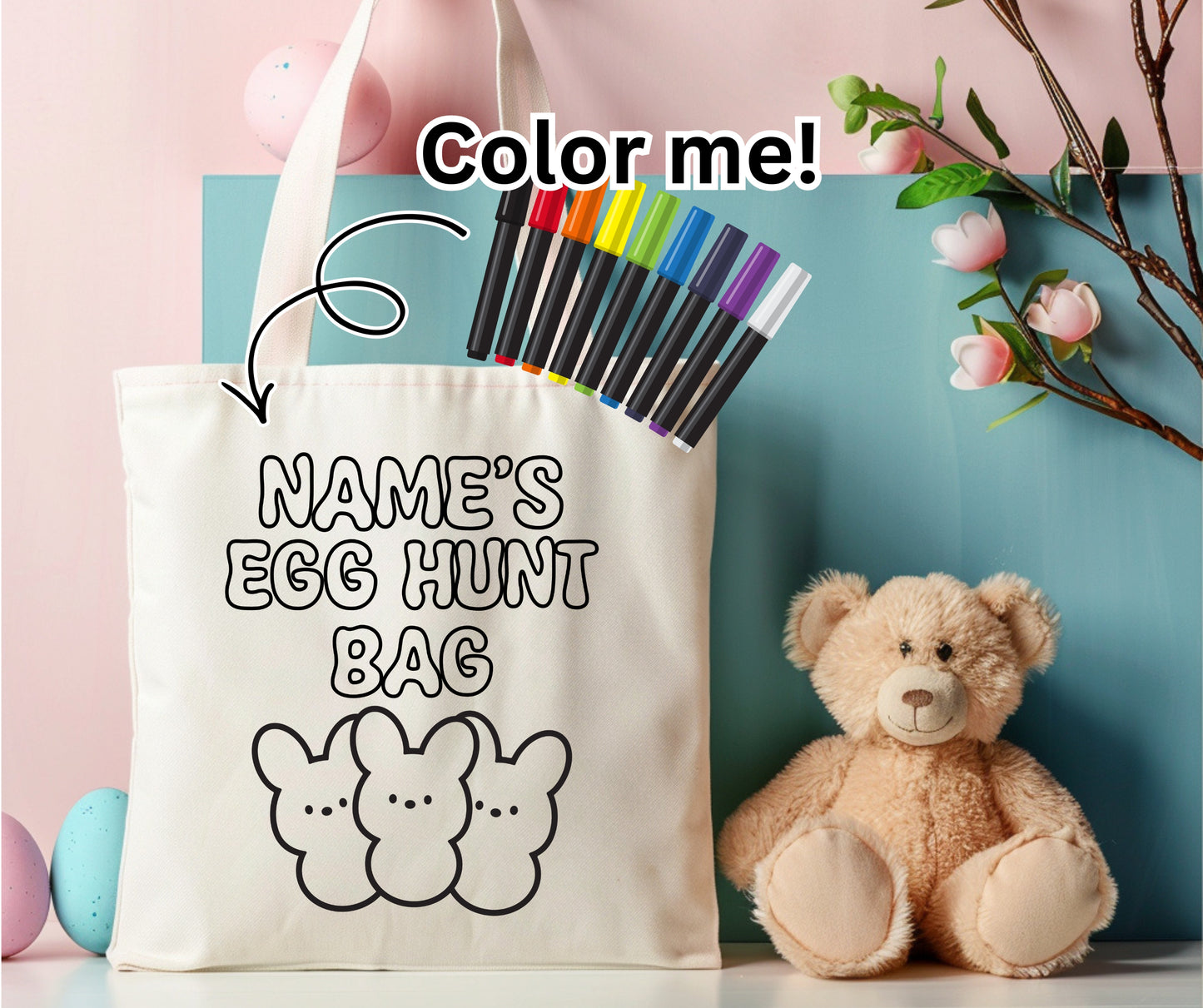 Easter bag transfer custom