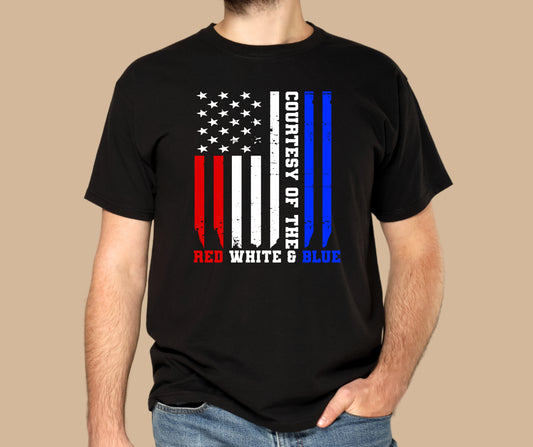 Red white and blue