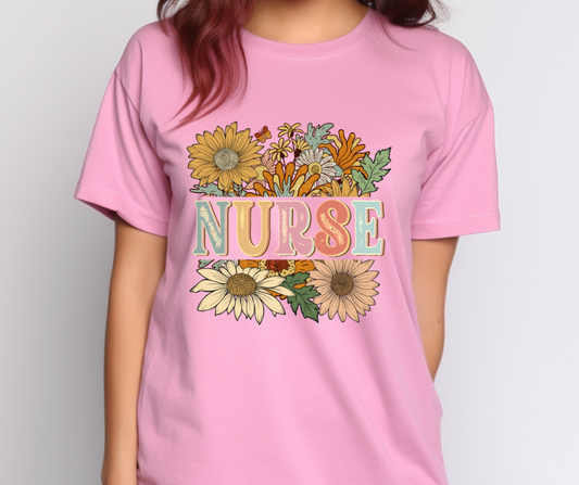 Nurse Floral Border
