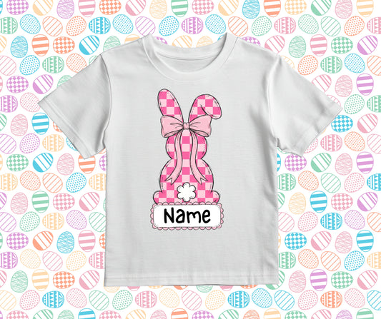 Easter custom name pink
