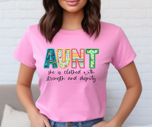 Aunt, Strength, & Dignity