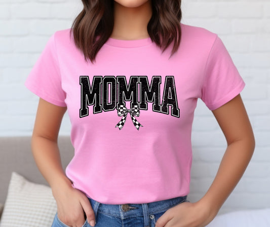 MOMMA Checkerd Bow