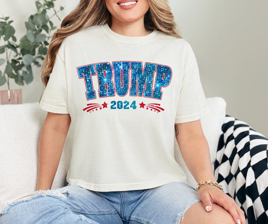 Trump faux glitter