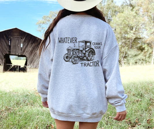 Cranks tractor