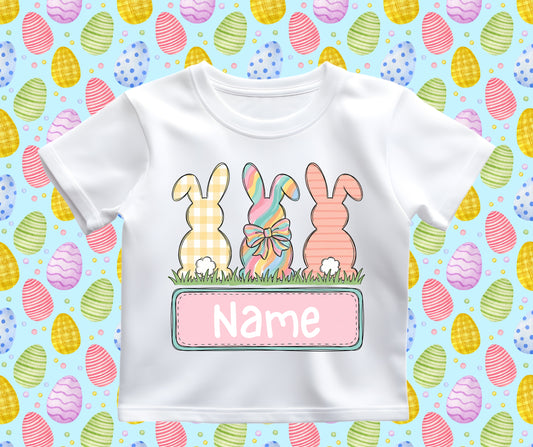 Easter custom name pink