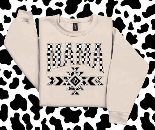 Mama checker cow