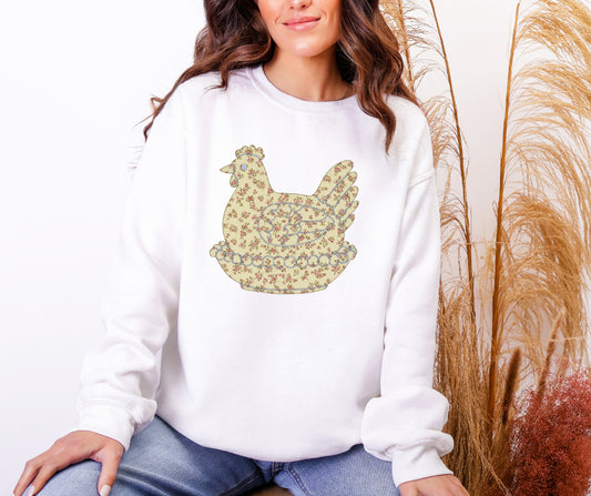 Hen appliqué